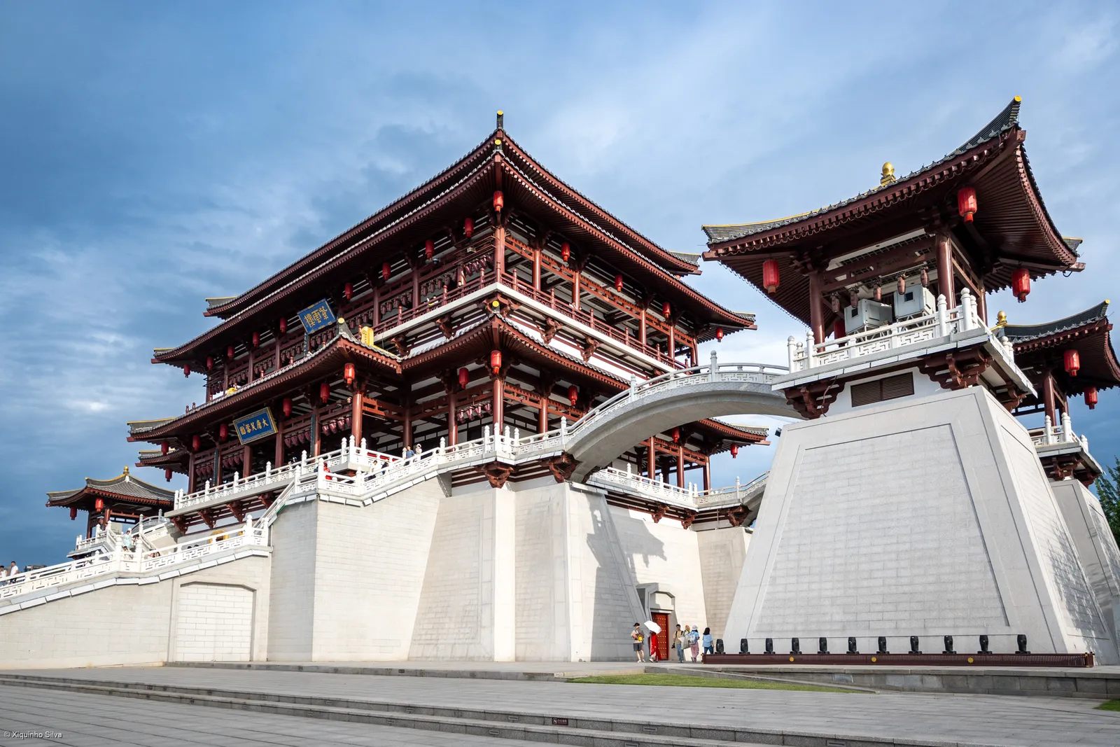 Ziyun Tower, the Tang-style centrepiece of Tang Paradise