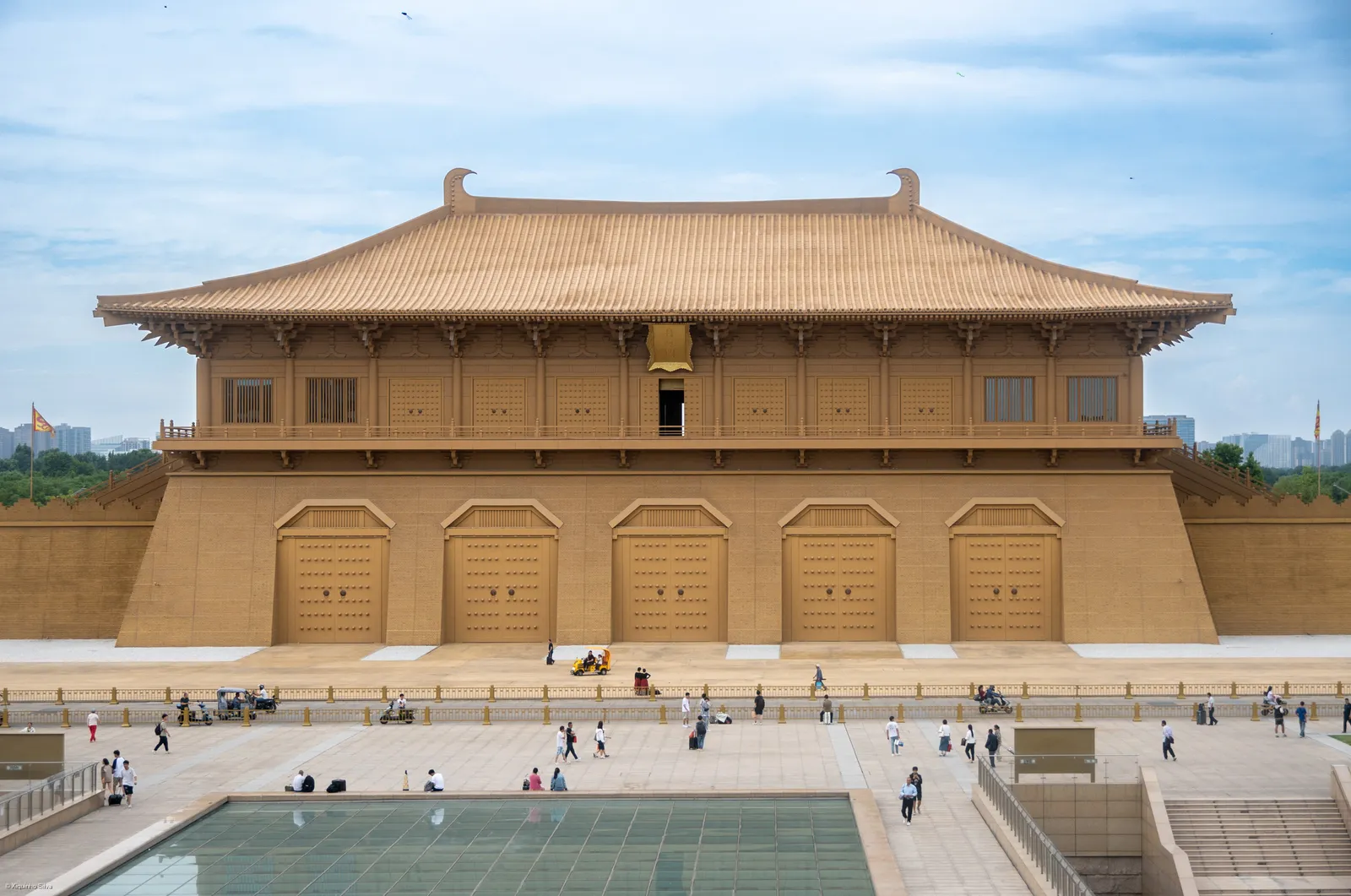 Rebuilt Danfeng Gate at Daming Palace National Heritage Park