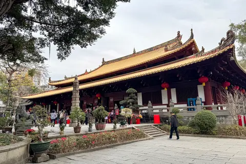 The Mahavira Hall of Guangxiao Temple in Guangzhou