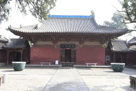 Wanfo Hall, a 10th-century timber hall at Zhenguo Temple