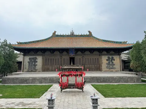 Chuanfa Zhengzong Hall, the Yuan-era main hall of Yong’an Temple in Hunyuan