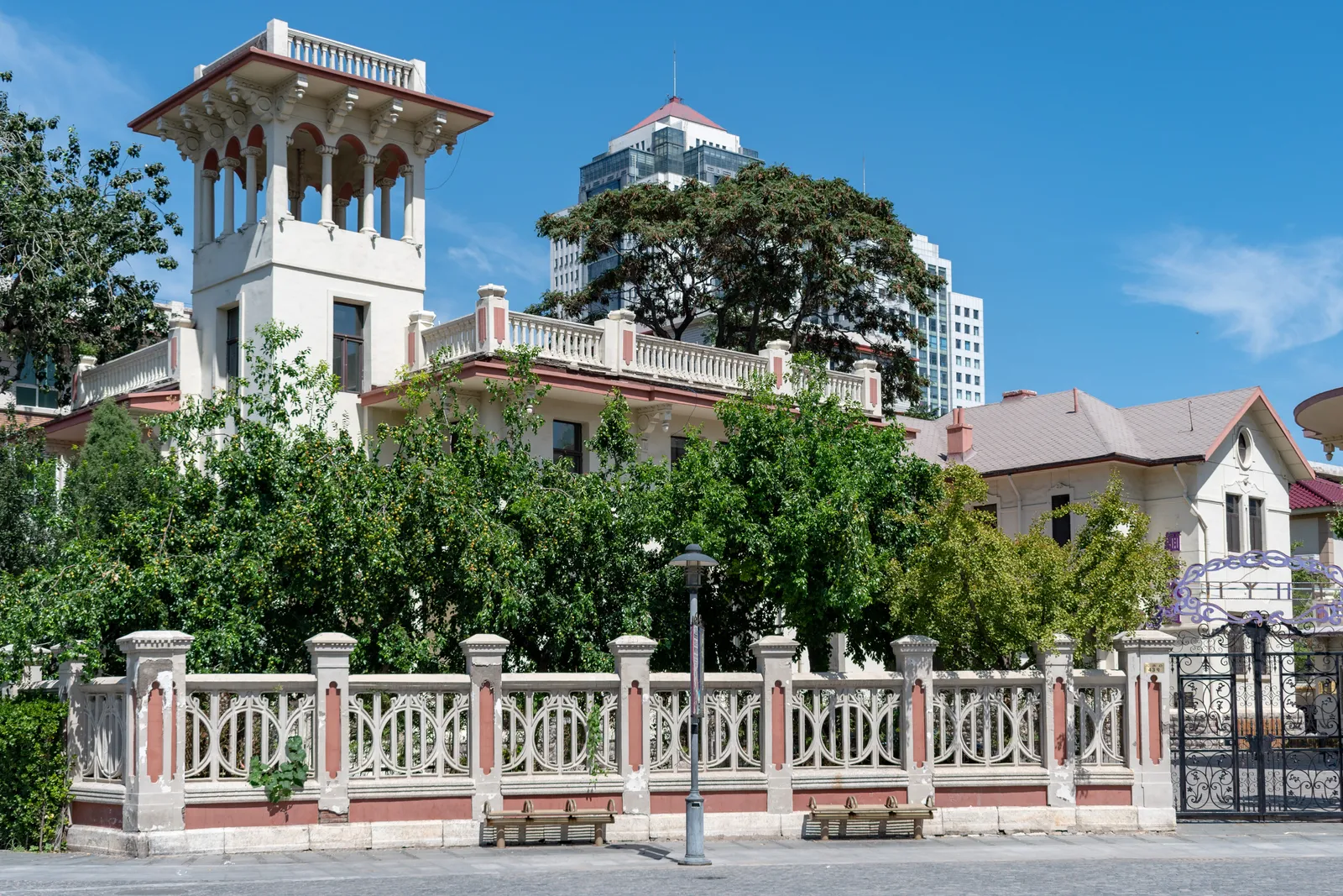 Italianate villa with a tower in Tianjin’s Italian Style Town