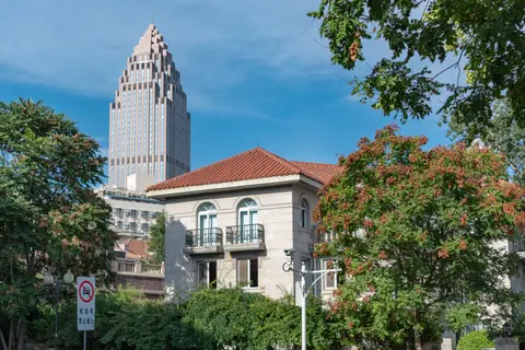 Old villa among trees on Tianjin’s Five Great Avenues