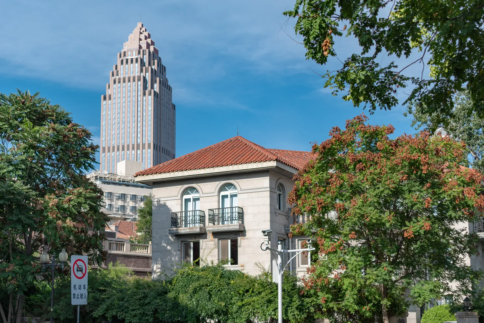 Old villa among trees on Tianjin’s Five Great Avenues