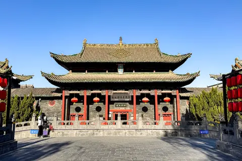 The main hall of the Luze Guild Hall, home of the Luoyang Folk Customs Museum