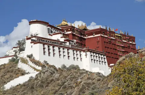 The Potala Palace seen from the Chakpori viewpoint