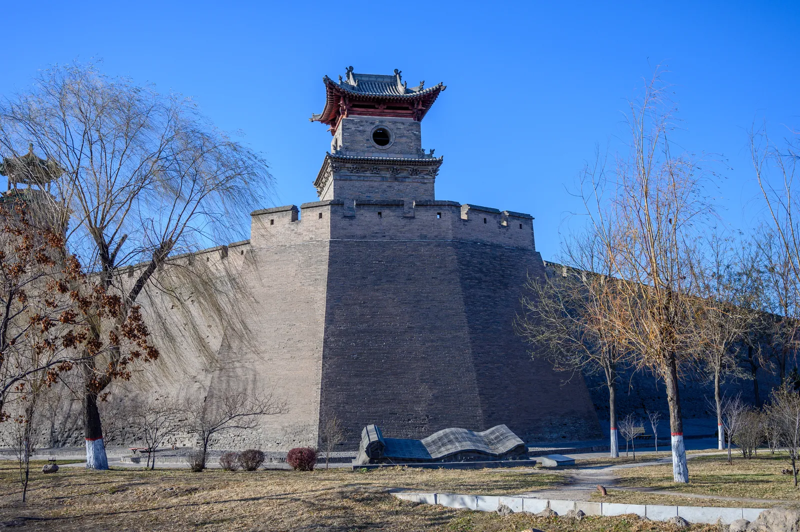 Corner tower on the Pingyao city wall