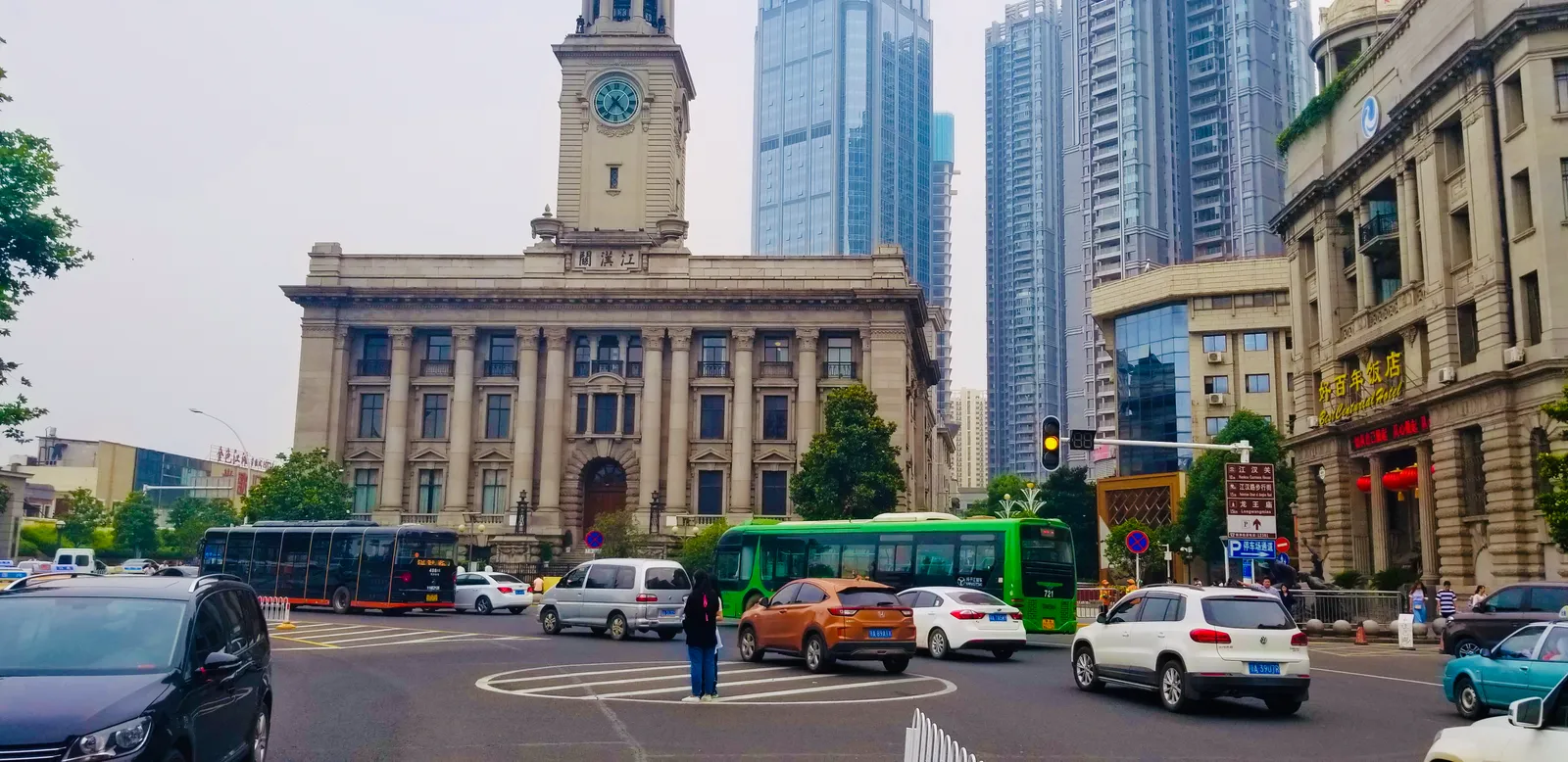 Clock tower of the Jianghan Customs House, now a museum