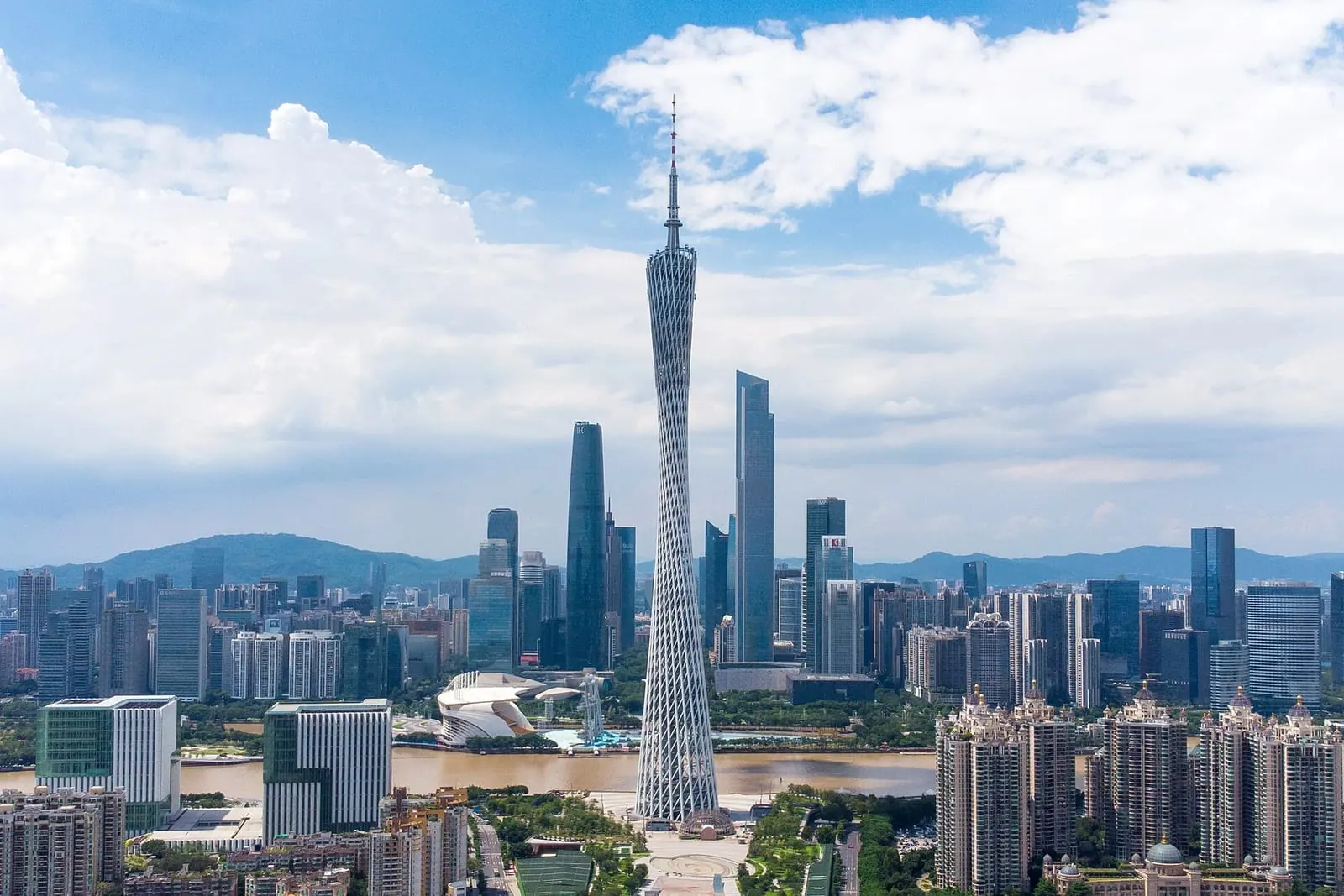 Canton Tower and the Zhujiang New Town skyline, Guangzhou